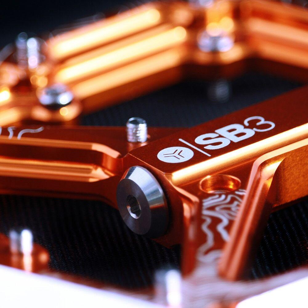 Pedais planos SB3 Spectrum Orange 3/3