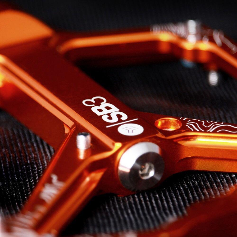 Pedais planos SB3 Spectrum Orange 2/3