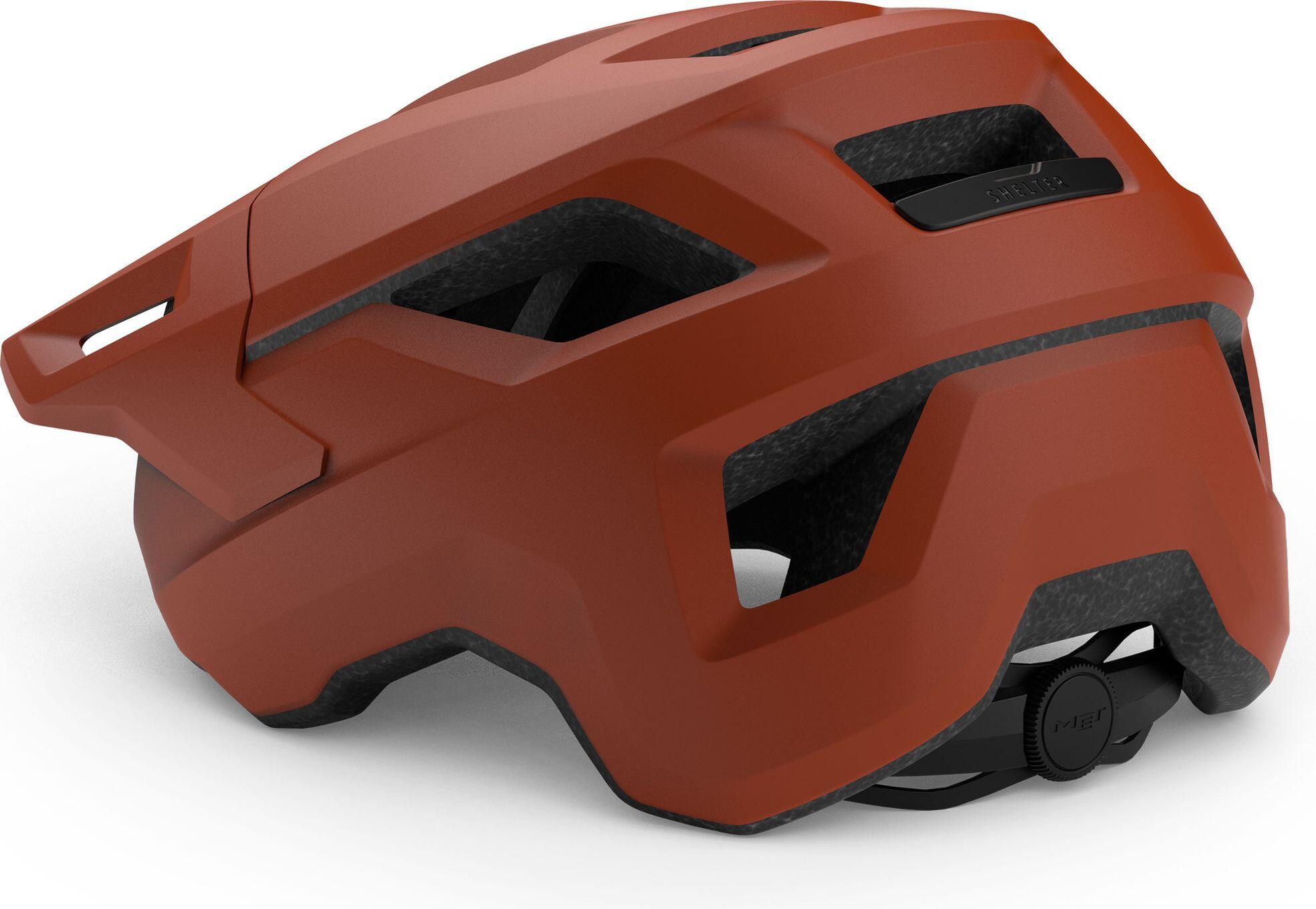 Met Shelter MTB Casco Marrone 2/4