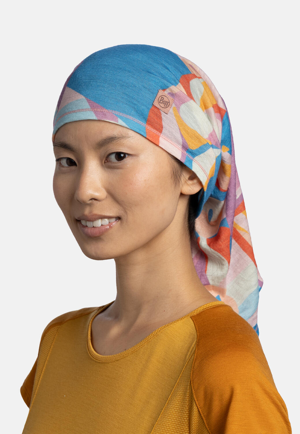 Multifunktionstuch Merino Lightweight Digital Print Lagua 4/5