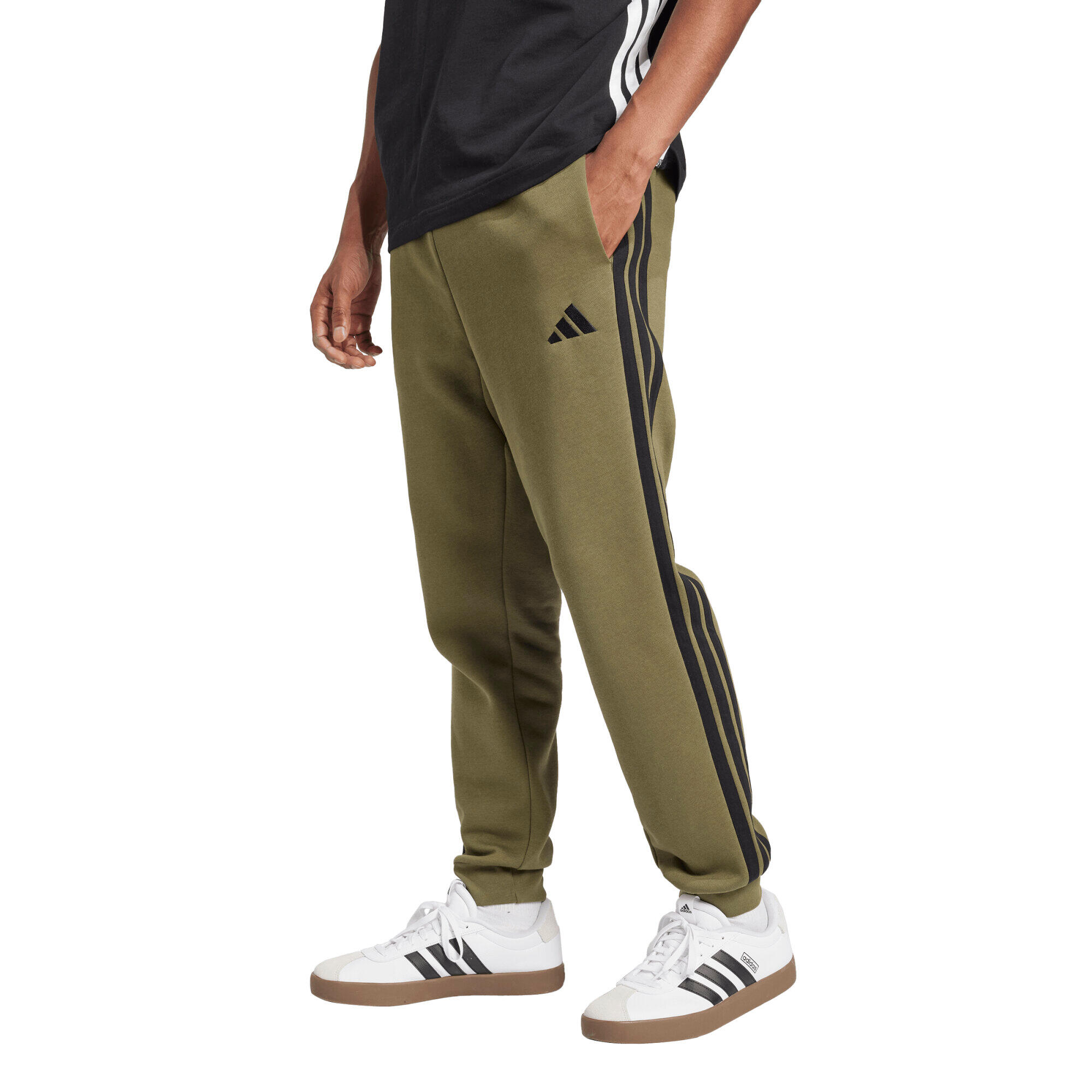 Calças de jogging adidas Essentials 3-Stripes Fleece 2/6
