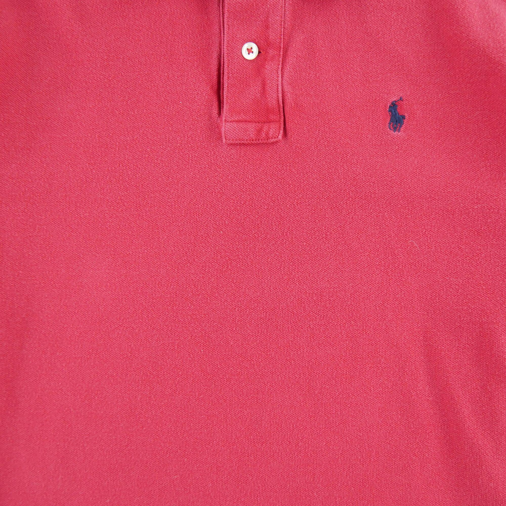 Polo manches longues Homme  Rouge 3/5