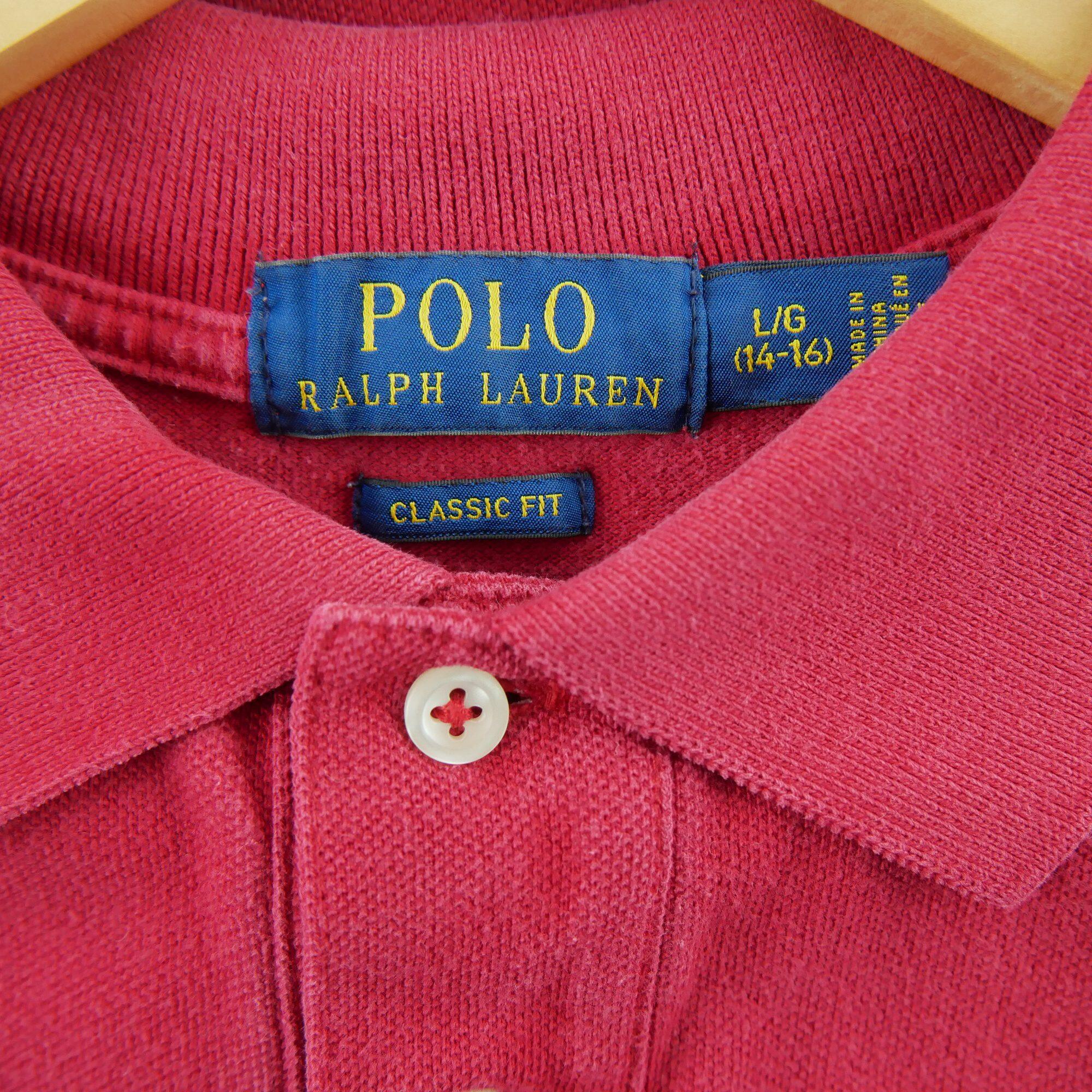 Polo manches longues Homme  Rouge 5/5
