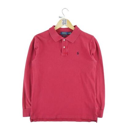 Polo manches longues Homme Rouge