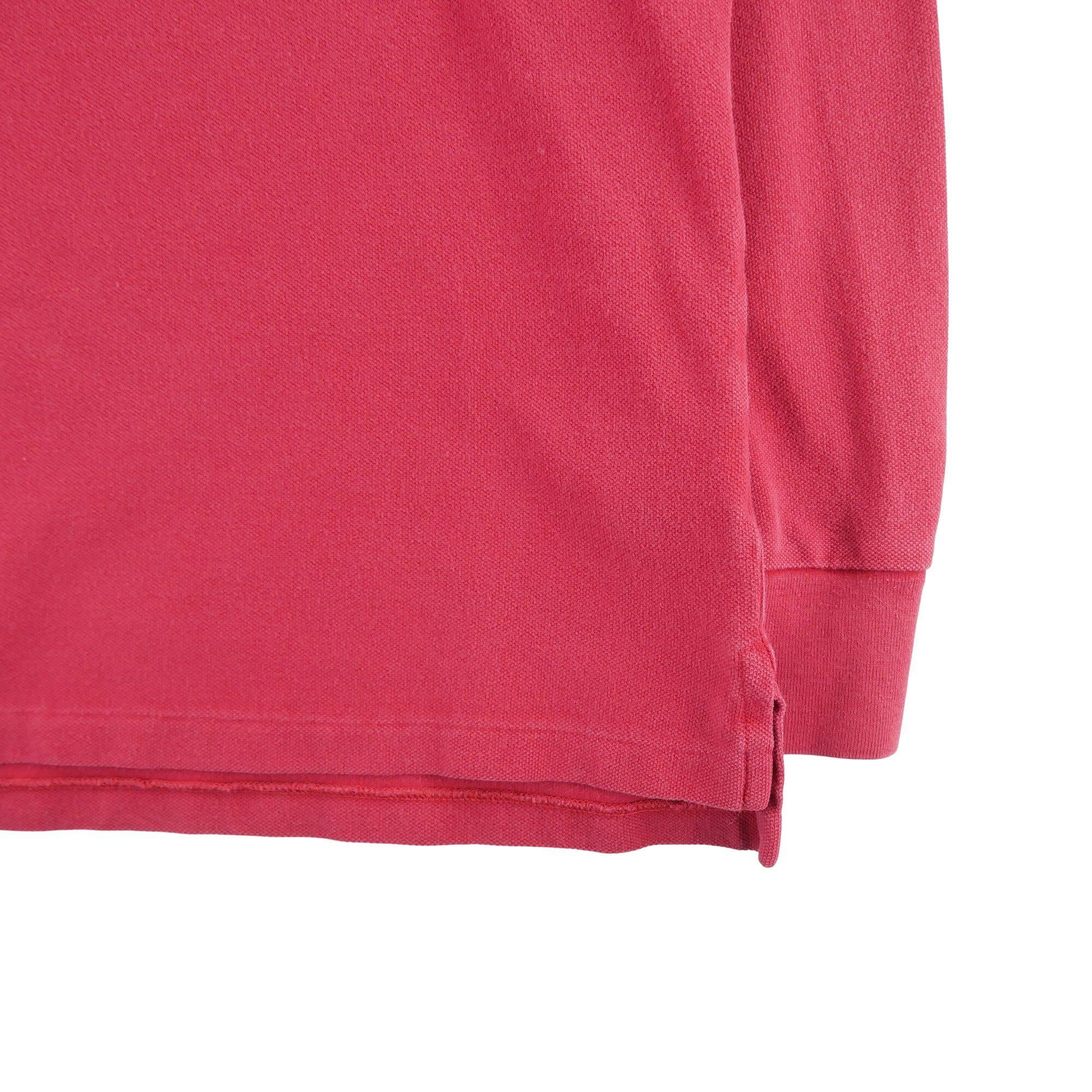 Polo manches longues Homme  Rouge 4/5