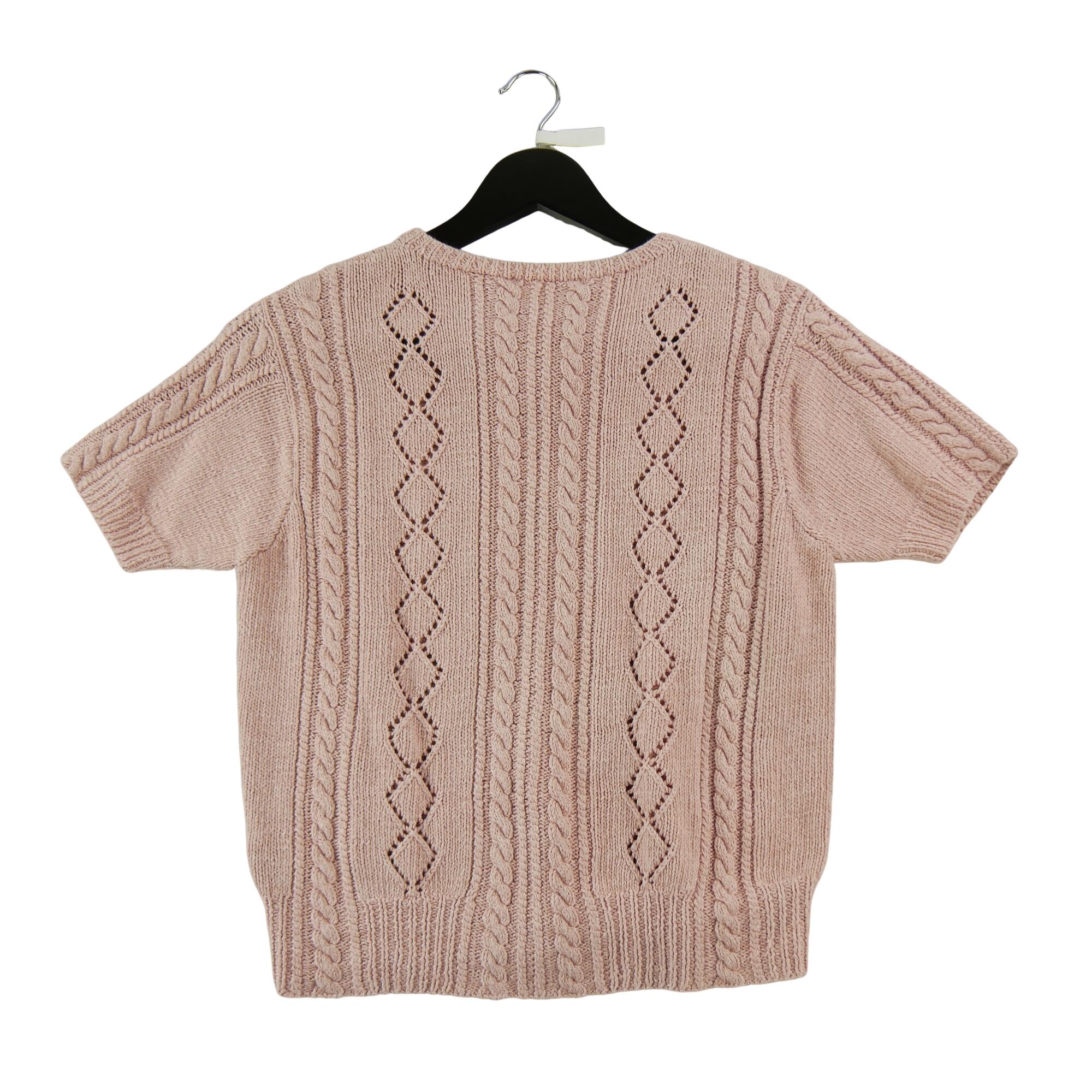 Women's Pink Linen Vest 2/5