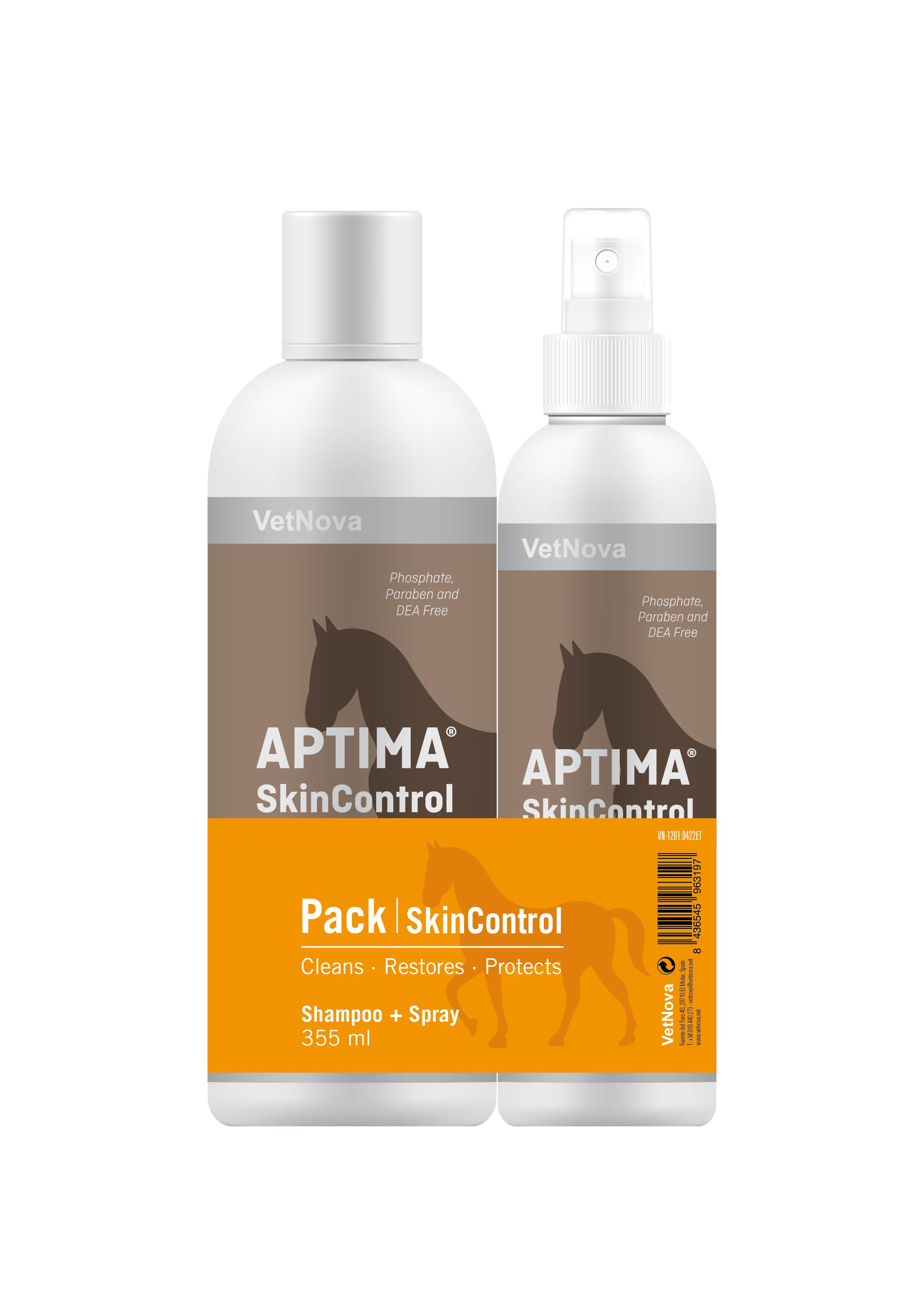 Spray et shampooing dermatologiques pour cheval à action asséchante 1/6