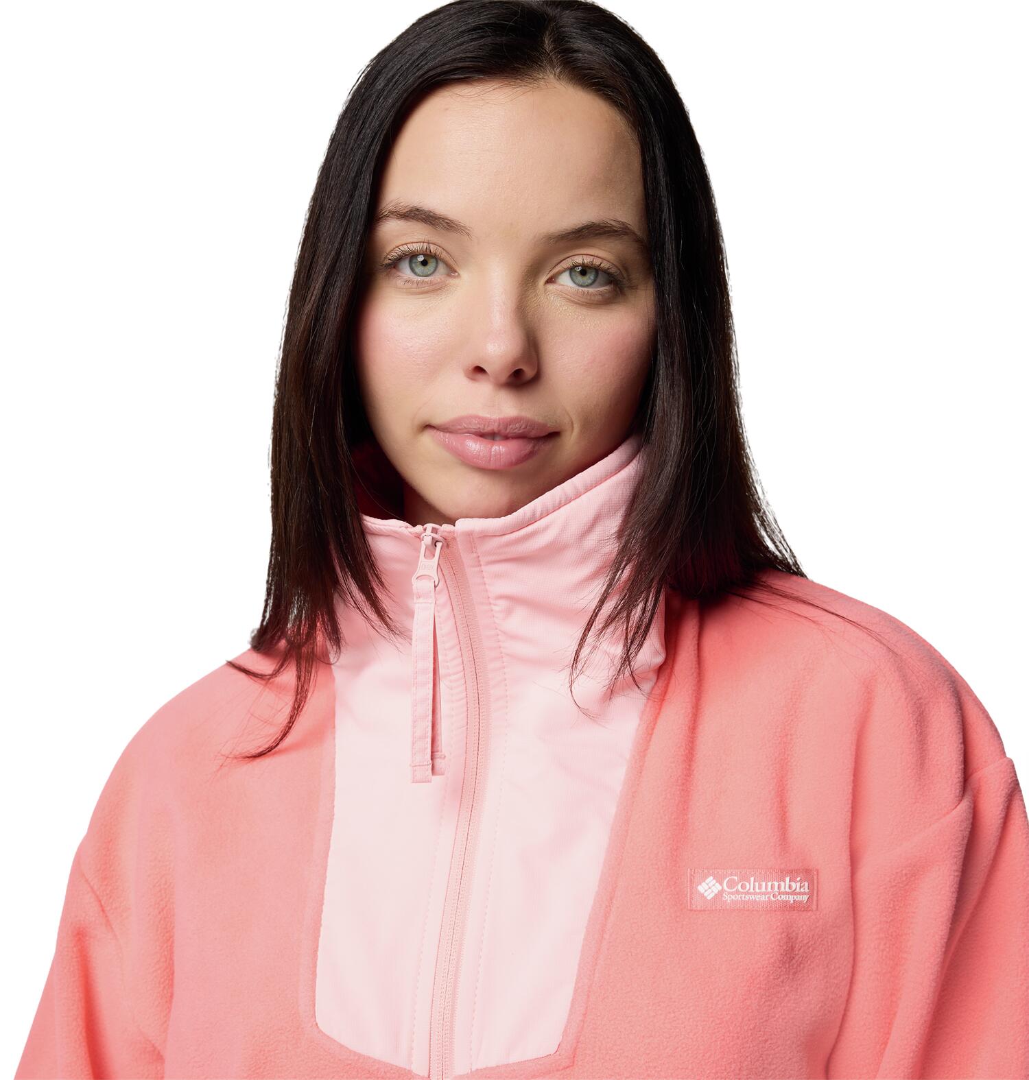 Sequoia Grove Full Zip Fleecejack Dames Lange rits fleece Alpenglow, Pink 6/7