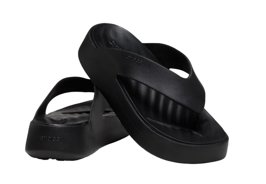 Getaway Platform Flip Slippers Dames synthetische slippers Black 4/6