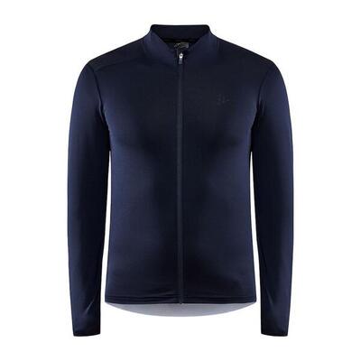 Fietsshirt - craft adv essence jersey lange mouw - s - heren - blauw - fietsshir