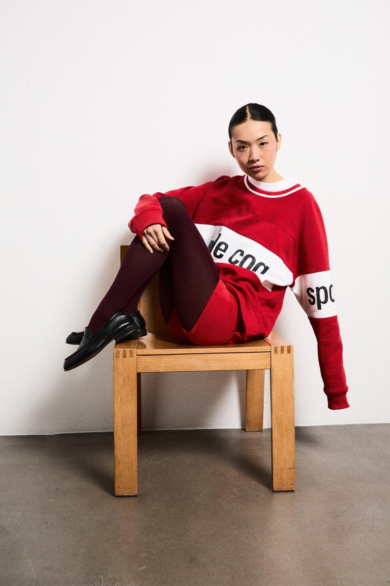 Sweat col rond relax en double face SMU BROOKLYN 7/7