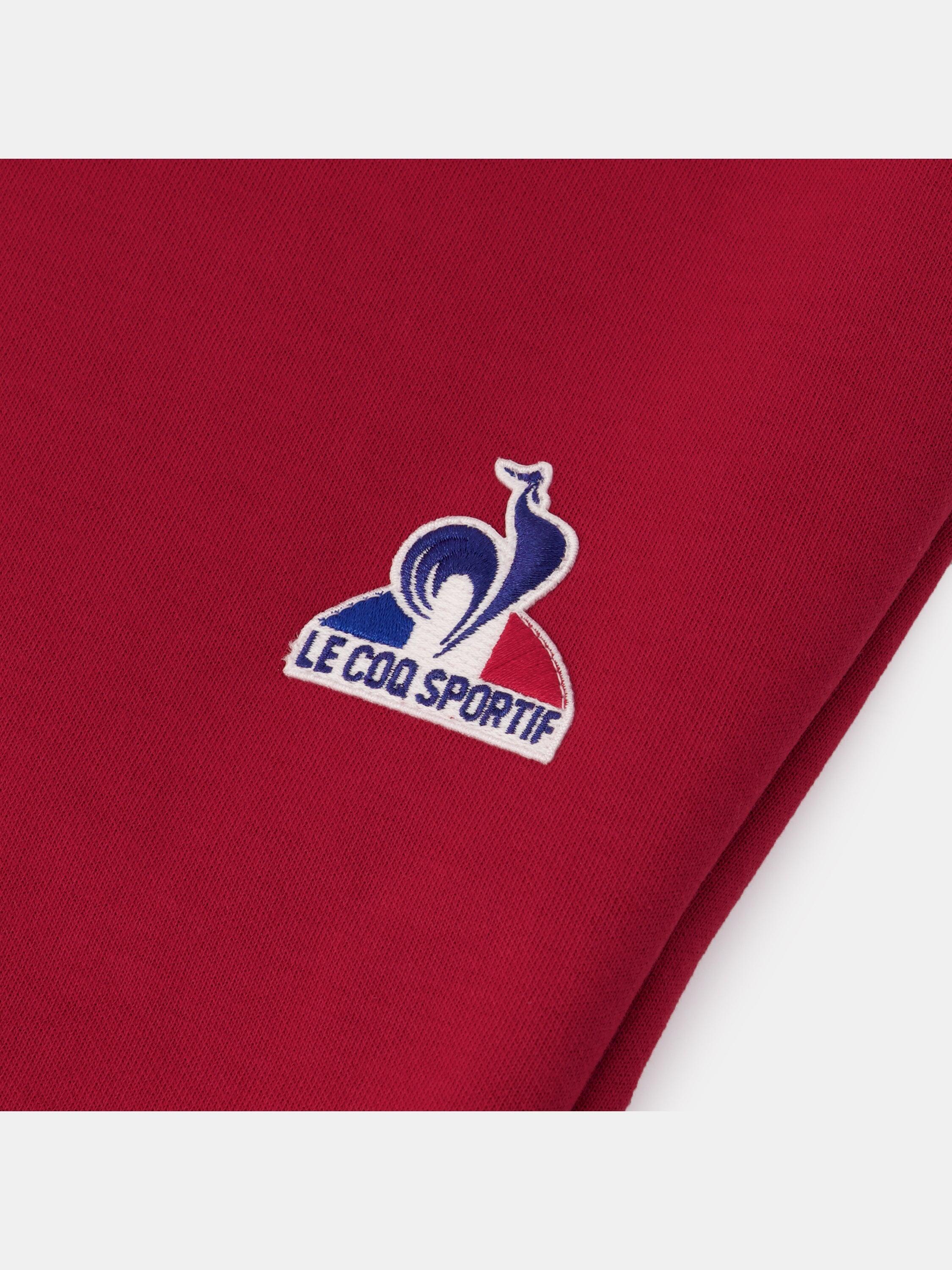 Pantalons Le Coq Sportif Modèle Ess Pant Loose N3 Couleur Rouge 7/7