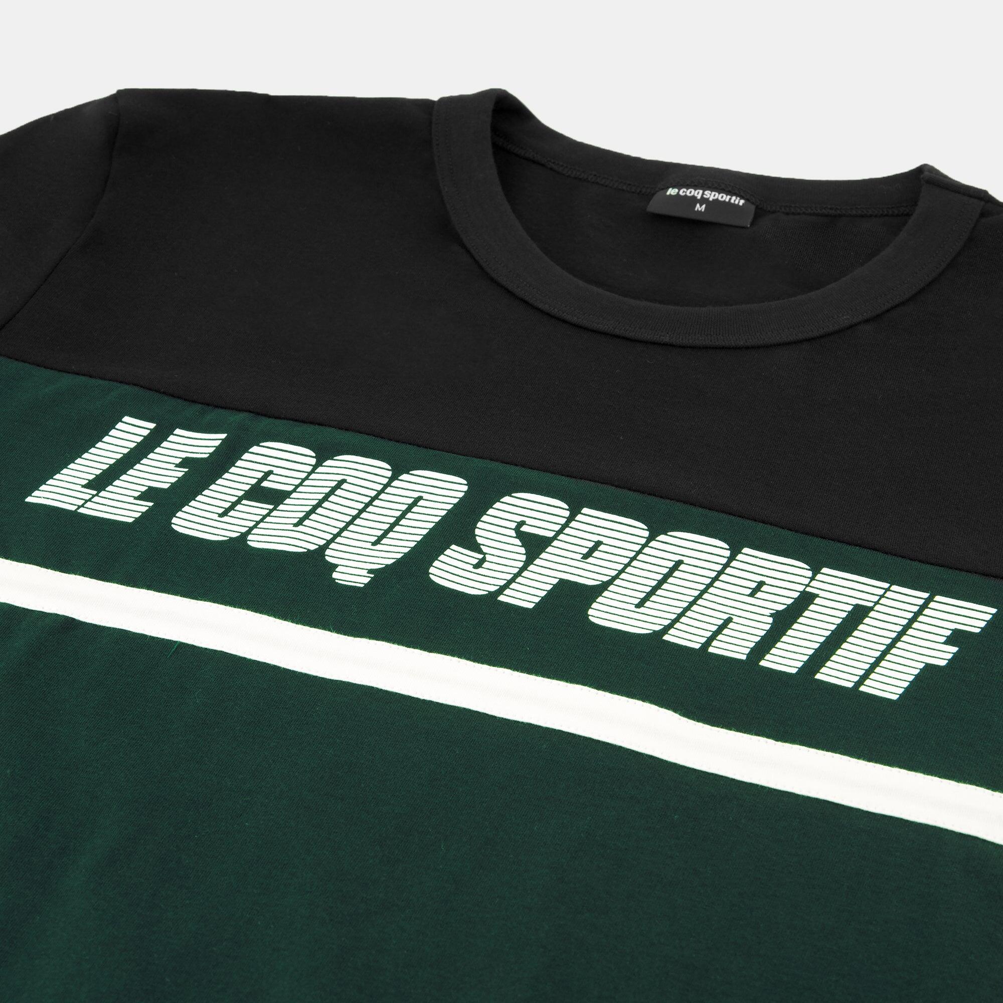 T-Shirt Noir Homme Le Coq Sportif Contemporain 6/6