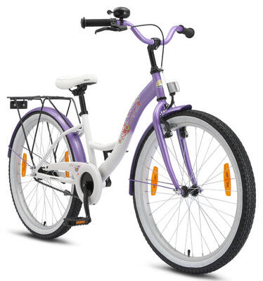 Kinderfiets 24 inch vanaf 8 - 11 jaar, classic, berry