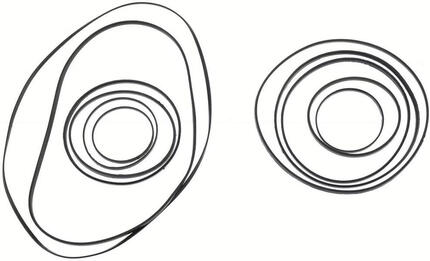 Kass.ritzel-Ring Set SRAM XG-1290 Red E1 für 10-36 Zähne, Dämpferringe
