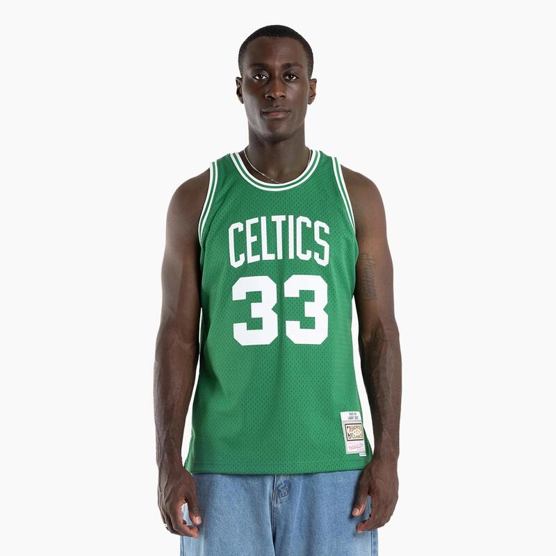 Maiou Mitchell & Ness Swingman Jersey Boston Celtics '85 Bird verde kelly