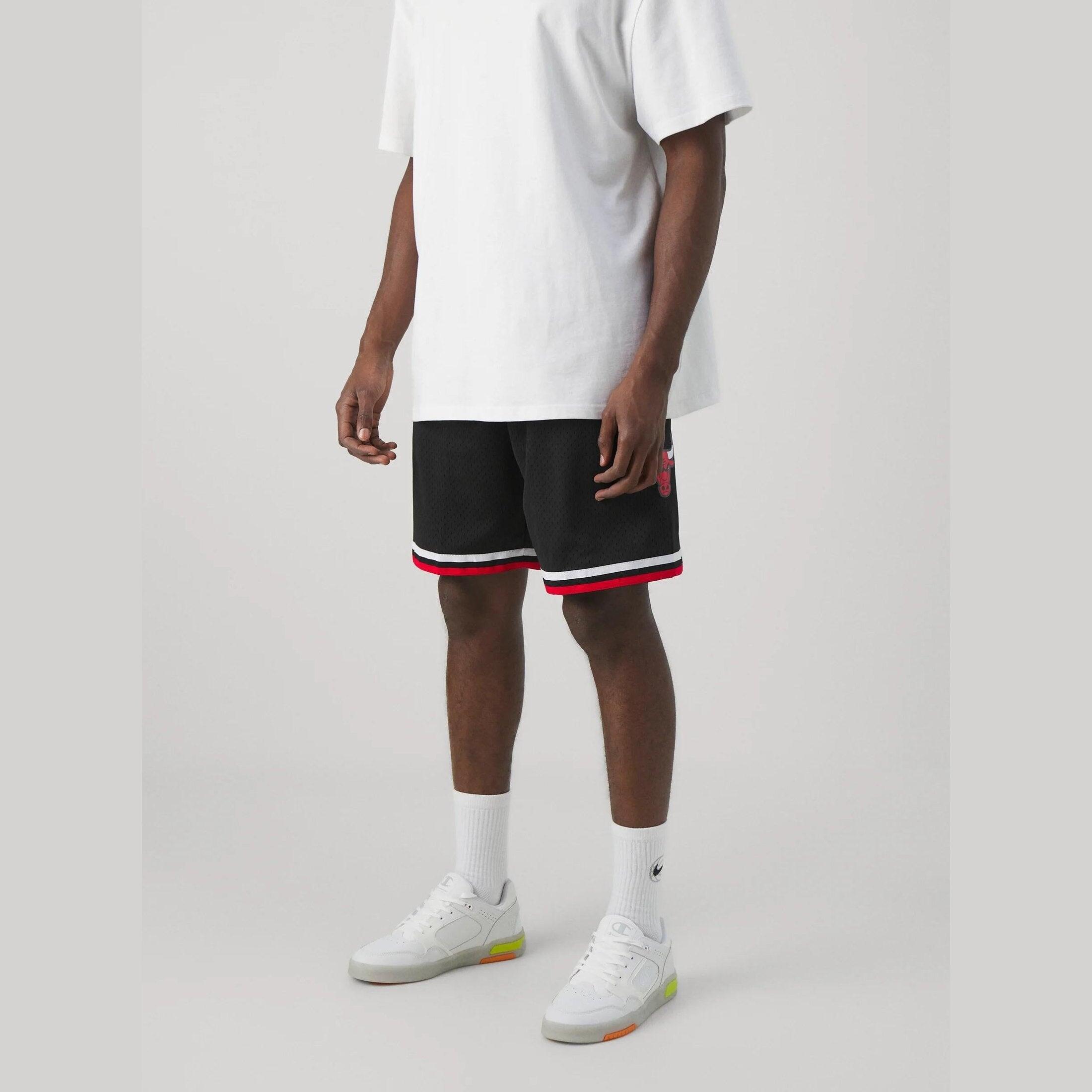 Short NBA Chicago Bulls 1997-98 Mitchell & Ness Swingman Noir pour Homme 5/7