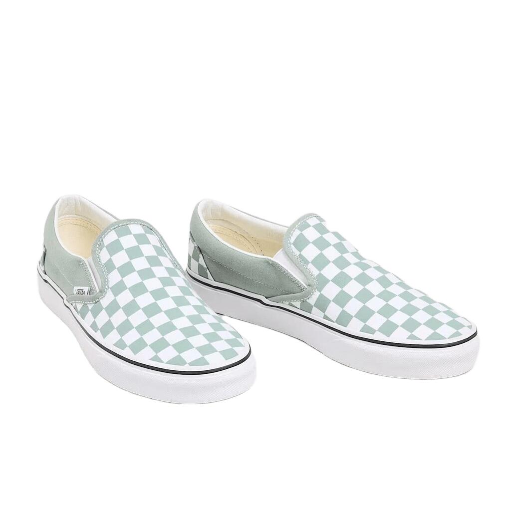 Ténis Vans Slip-On verde xadrez 4/7