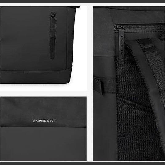 Kapten & Son Aarhus Black Backpack