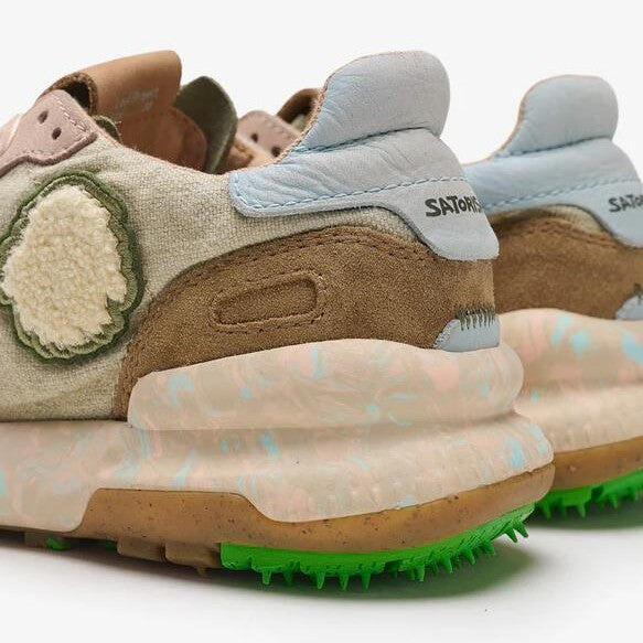 Sneakers Satorisan Chacrona Linen Green 6/7