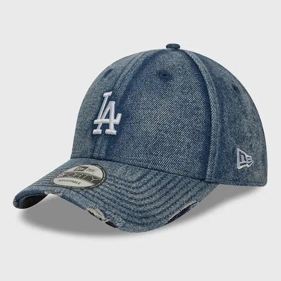 New Era 940 Acid Wash Denim Blue Cap