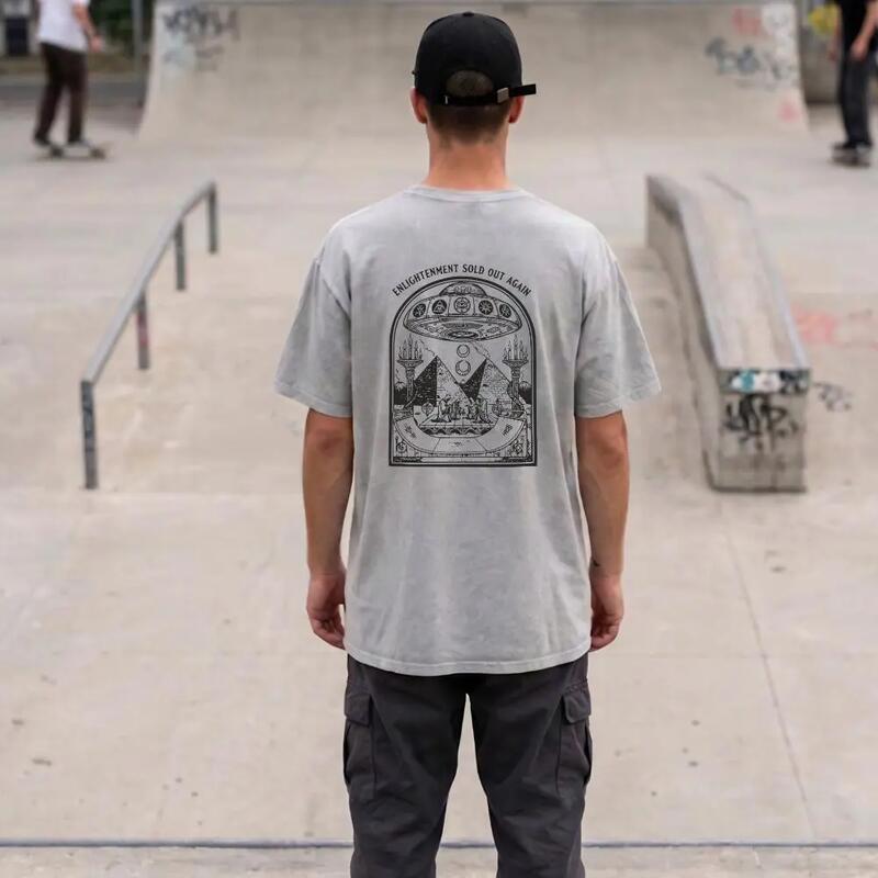Tricou Ghettoblaster Alien Ramp argintiu