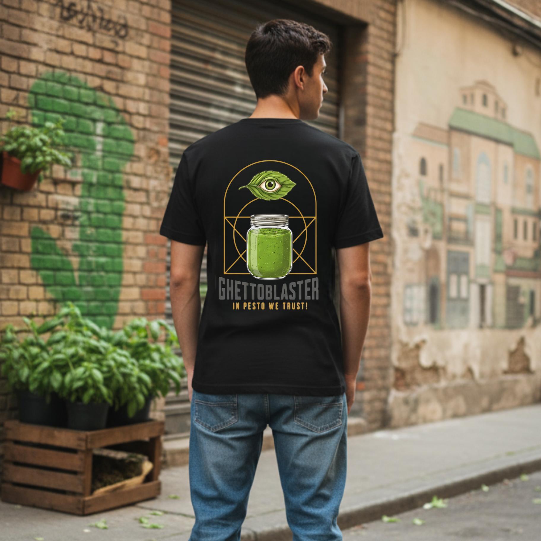 Camiseta Ghettoblaster Pesto Trust negra 4/7