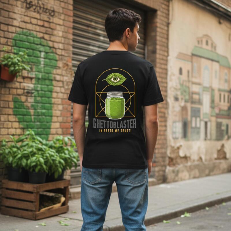 Tricou Ghettoblaster Pesto Trust negru