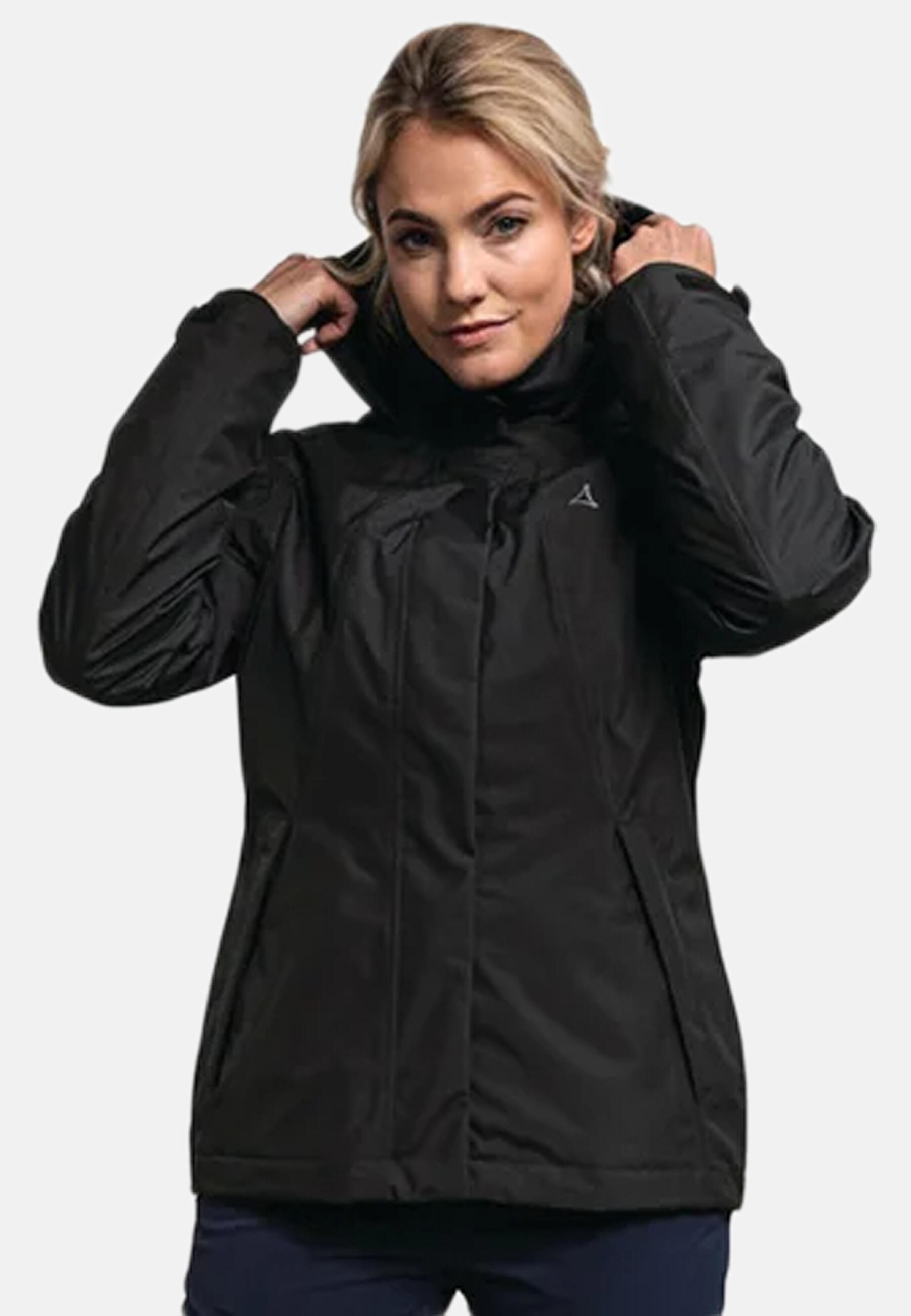 Schöffel 3 in1 Jacke Partinello L Damen Doppeljacke Wintermantel black 44 3/6