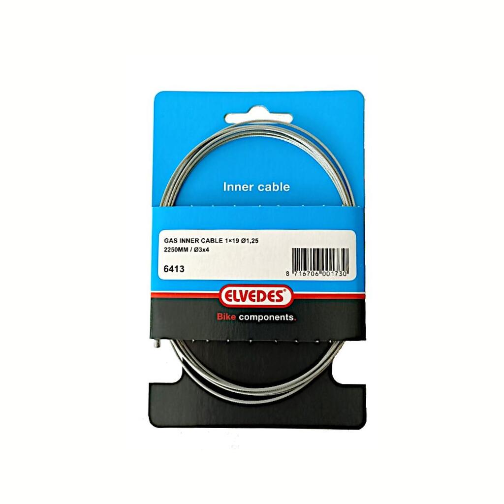 Elvedes universal throttle inner cable 2250 mm