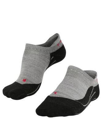 Tk5 invisible wandelsokken heren synthetische sokken light grey