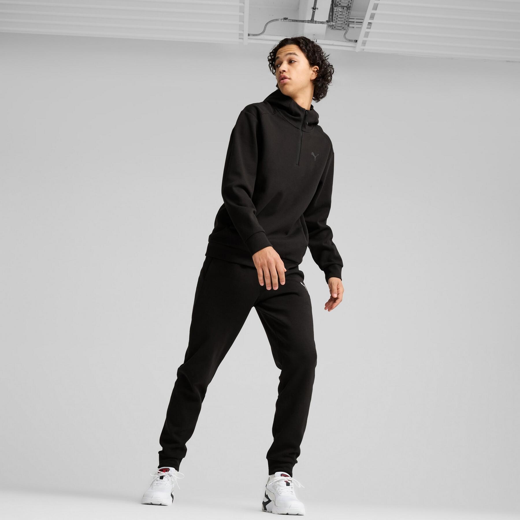 Mezza zip con cappuccio RAD/CAL da uomo PUMA Black 5/7