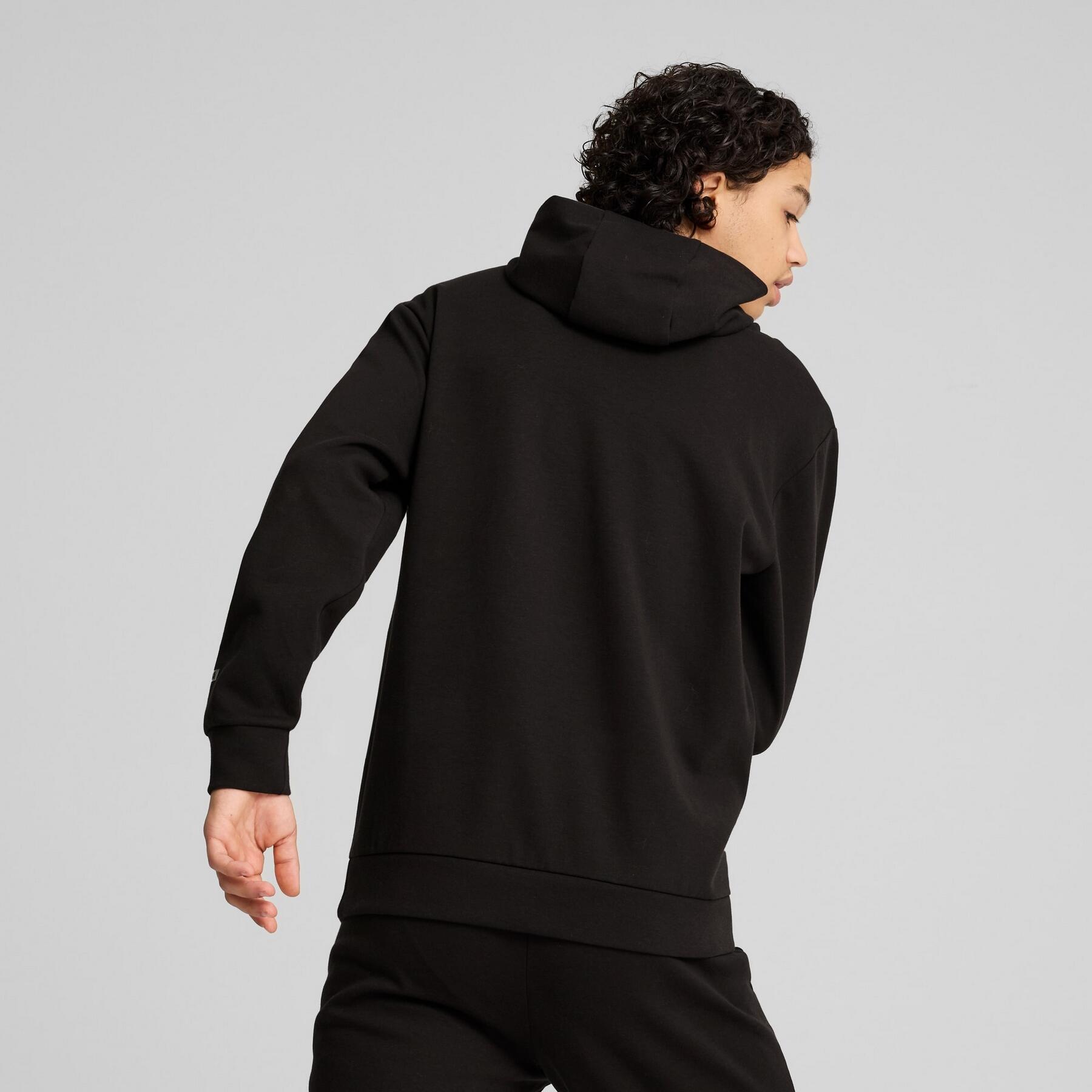 Mezza zip con cappuccio RAD/CAL da uomo PUMA Black 6/7