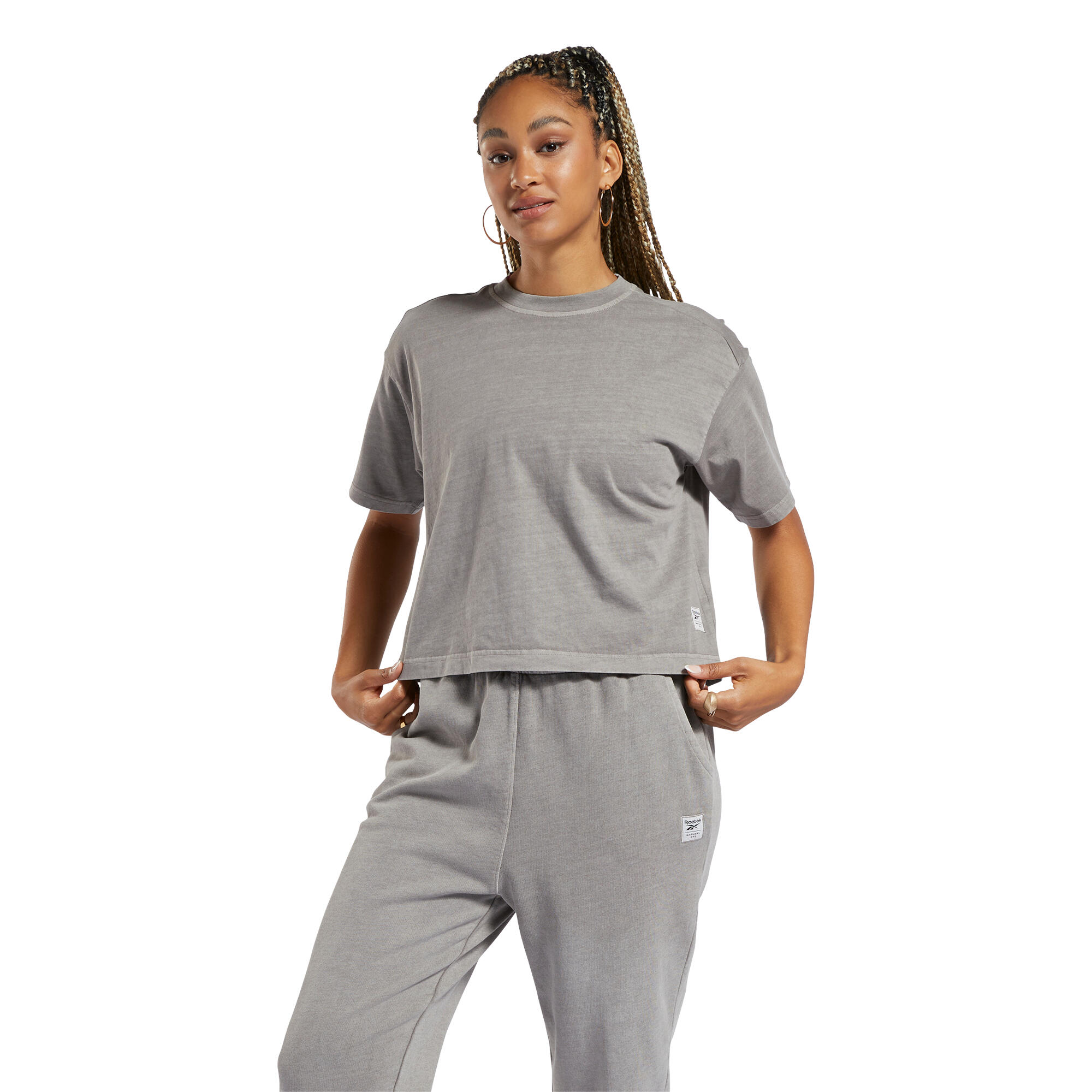 T-shirt femme Reebok Classics Natural Dye Cropped 2/4