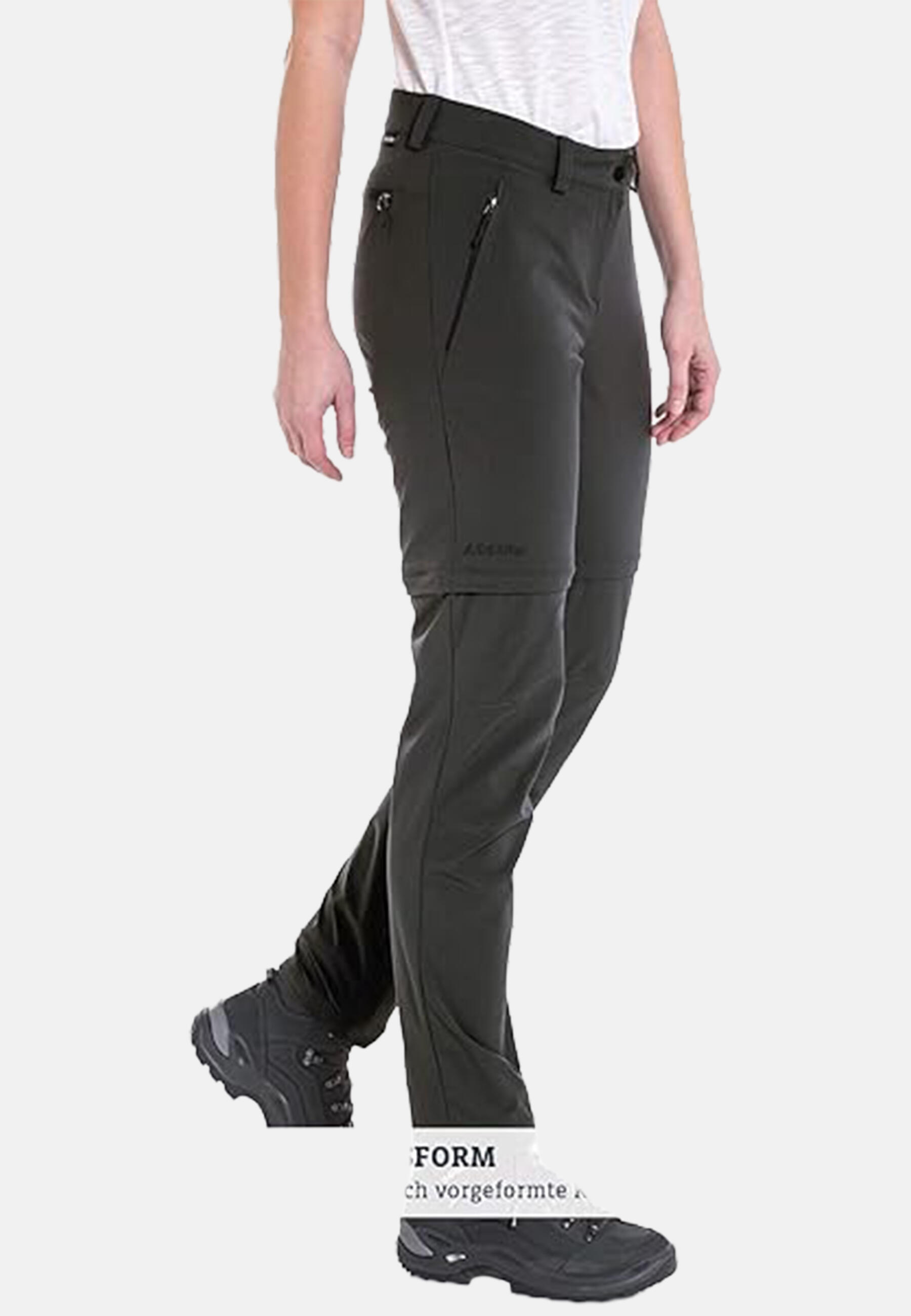 Schöffel Pants Ascona Zip Off asphalt 22 4/7