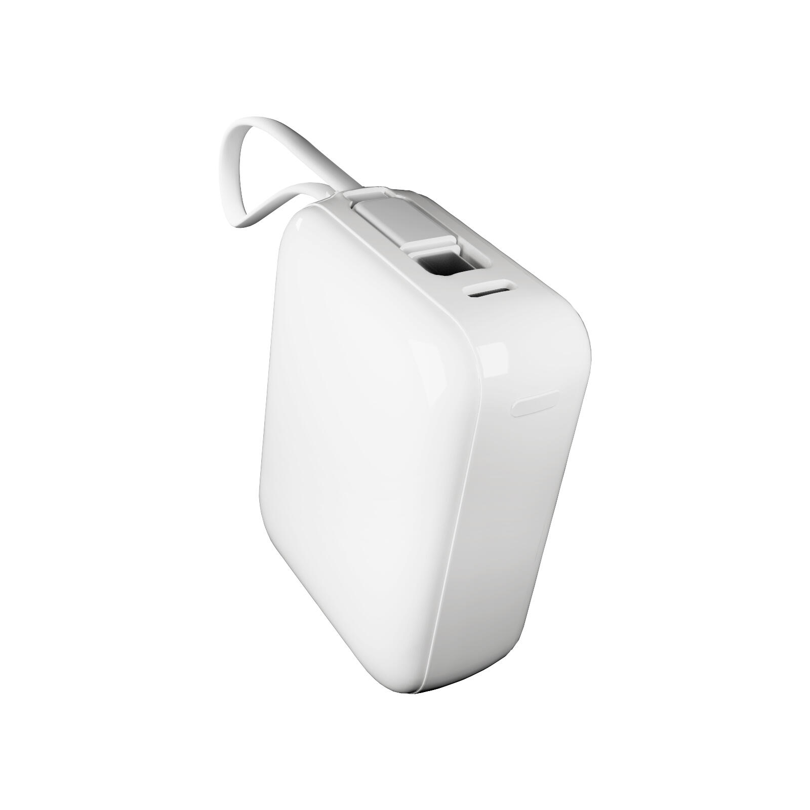 Power bank 10000 mAh 20W LCD Power Duo 10, con cavi integrati e display 5/7