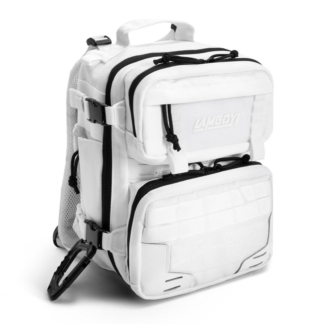 LAMGOYI TRAIN 9L GYM & HYROX Backpack for Fitness Enthusiasts – White - IRONTEC