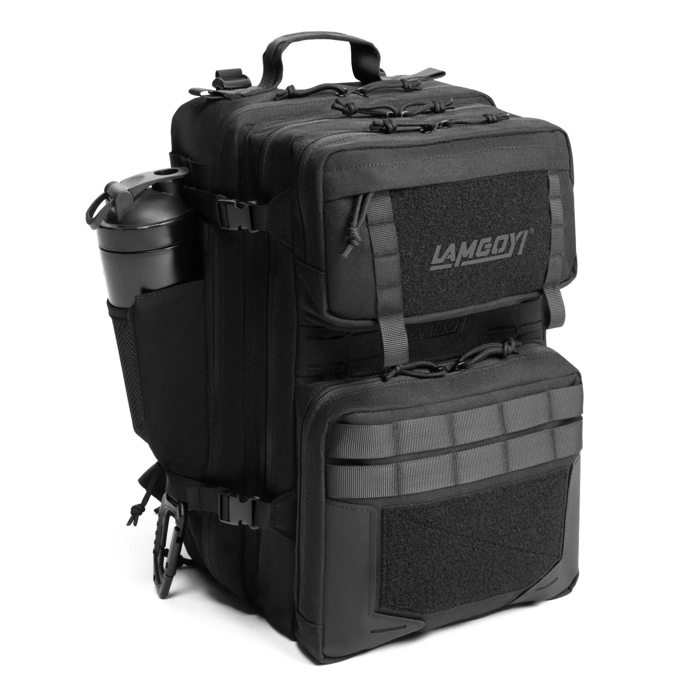 LAMGOYI TRAIN 35L GYM & HYROX Backpack for Fitness Enthusiasts – Black - IRONTEC