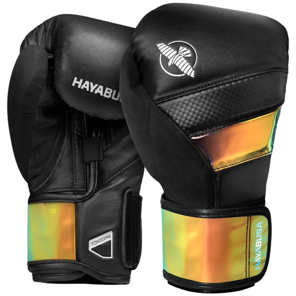 Boxing Gloves Hayabusa T3 Black/Iridescent 18 oz