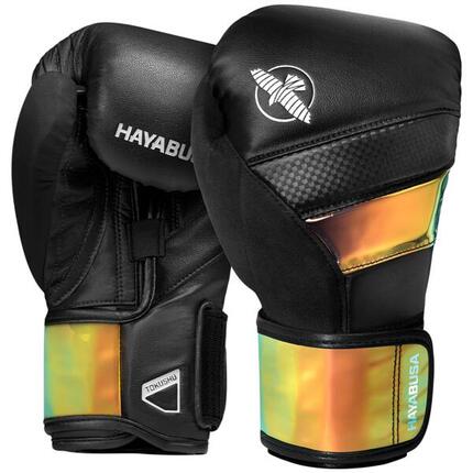 Gants de boxe Hayabusa T3 Noir irisé 14 oz