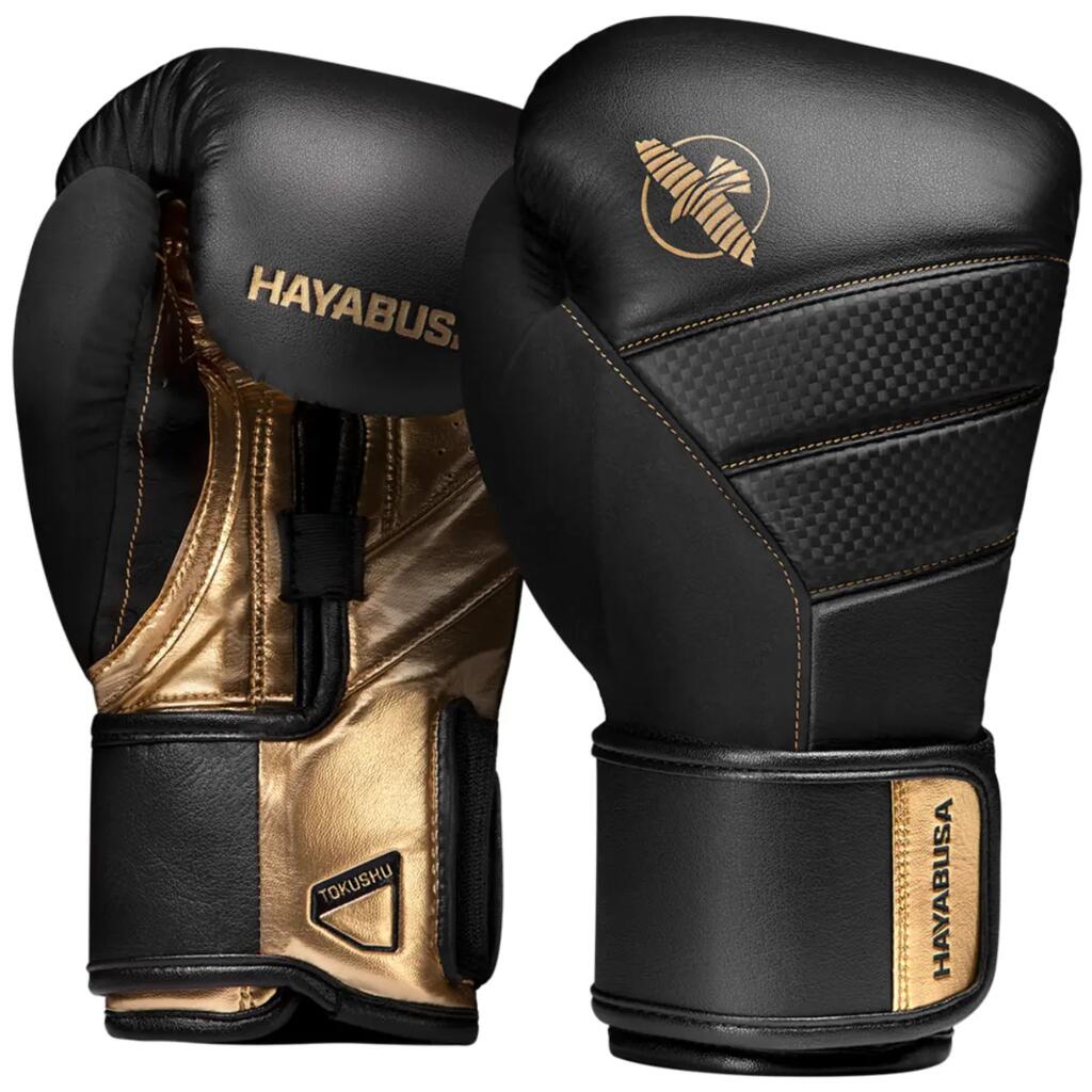 Boxing Gloves Hayabusa T3 Black/Gold 12 oz