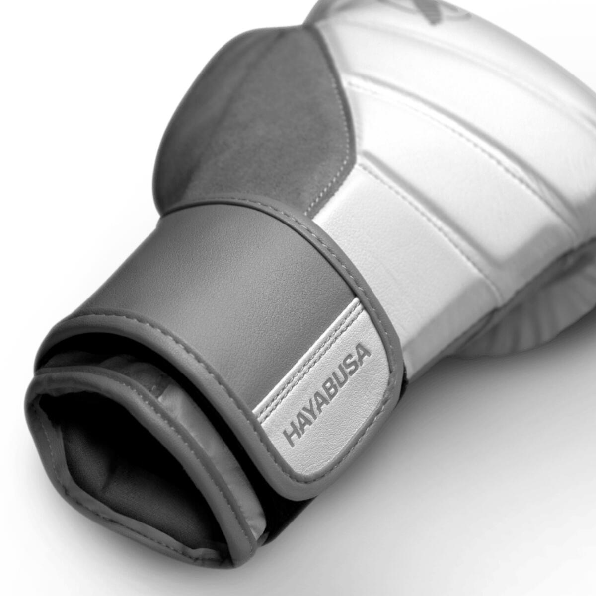 Guantoni Boxe Hayabusa T3 Bianco/Grigio 14 oz 6/6