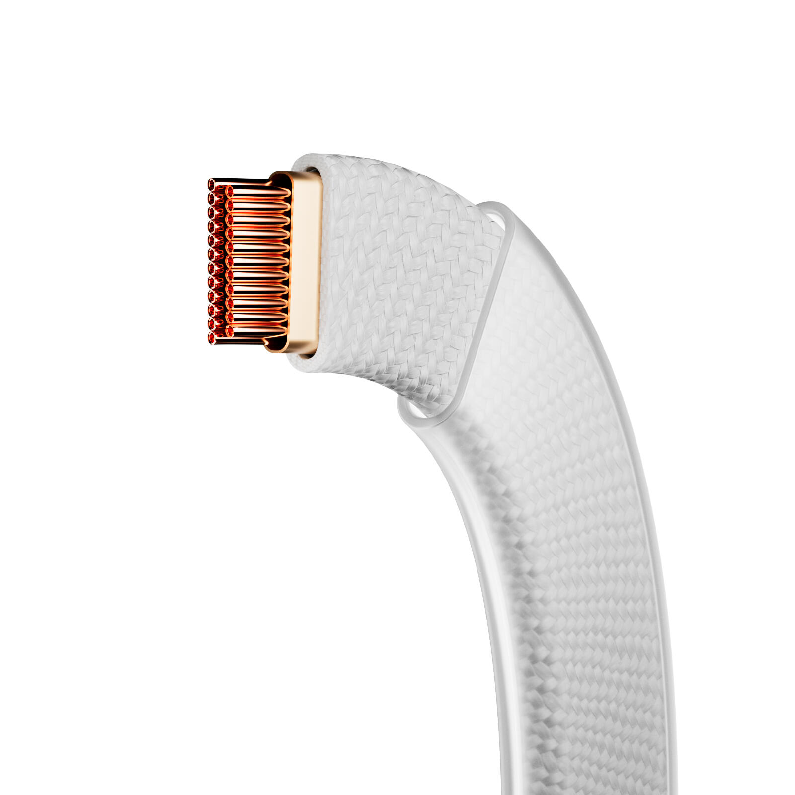 Câble fin en tissu tressé, USB-C 2.0 vers USB-C 2.0, 1 m 3/7