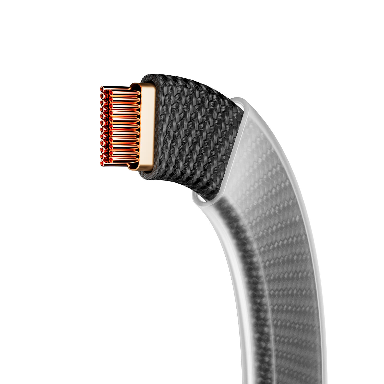 Cavo slim in tessuto intrecciato, da USB-C 2.0 a USB-C 2.0, 1m 3/7