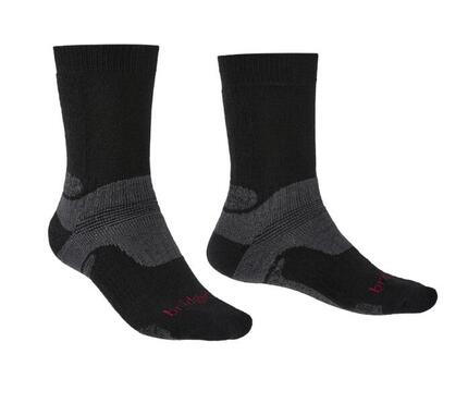 Midweight Merino Performance Wandelsokken Heren wollen sokken Black