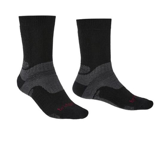 Midweight Merino Performance Wandelsokken Heren wollen sokken Black