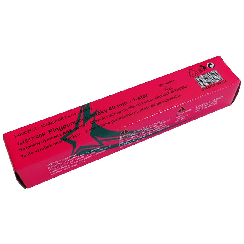 Míčky na stolní tenis DOUBLE HAPPINESS 1 star 6 ks 40 mm G1817/40K
