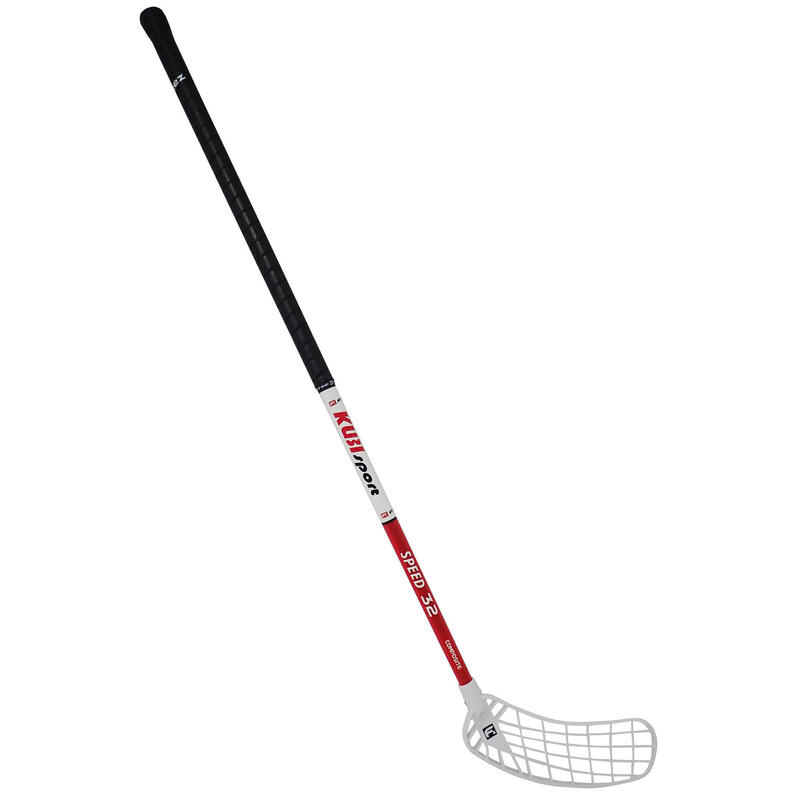Floorball hoki ütő FREEZ SPEED 32-piros 100 cm kerek MB balra KUBISPORT ...