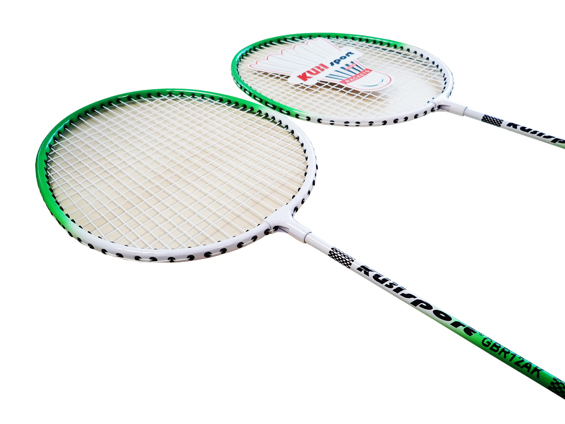 Badmintonset - 2 Schläger + Korb + Koffer 3/4
