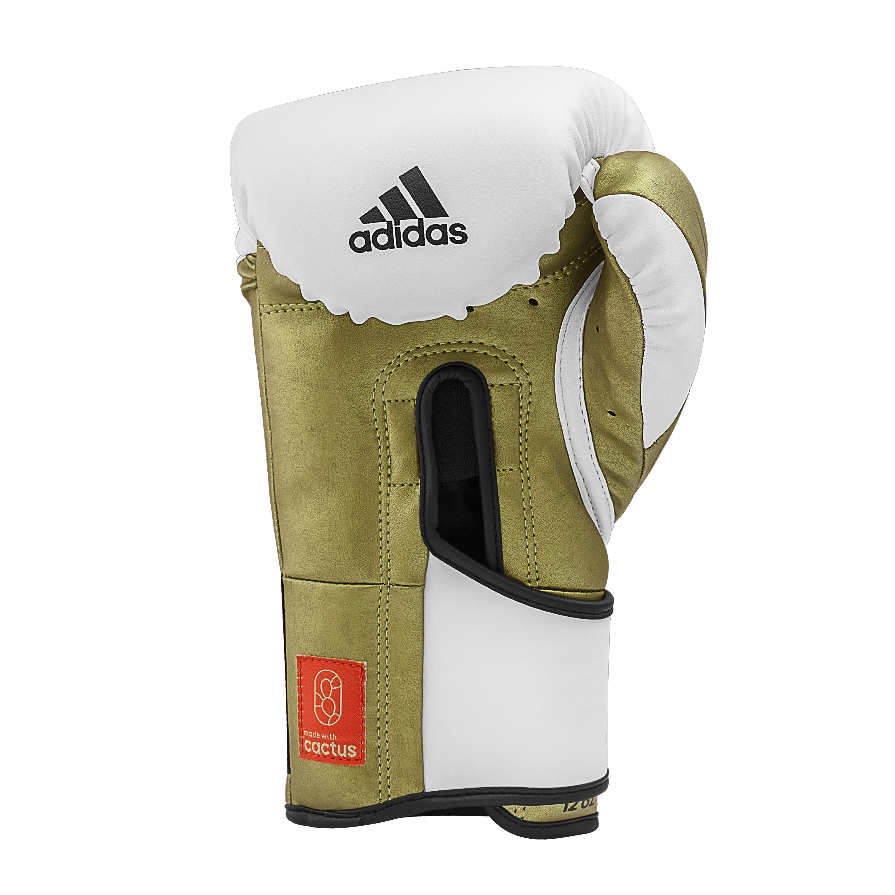 Adidas Guanto da boxe Speed Tilt 350V, 18 oz, bianco-oro